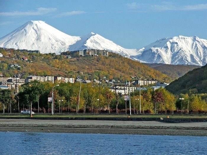 Экскурсия по городу. Вид на Авачинский вулкан Экскурсия по городу